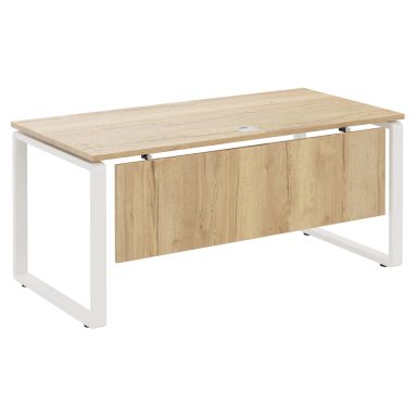 Schreibtisch mit Design-Seitenteilen